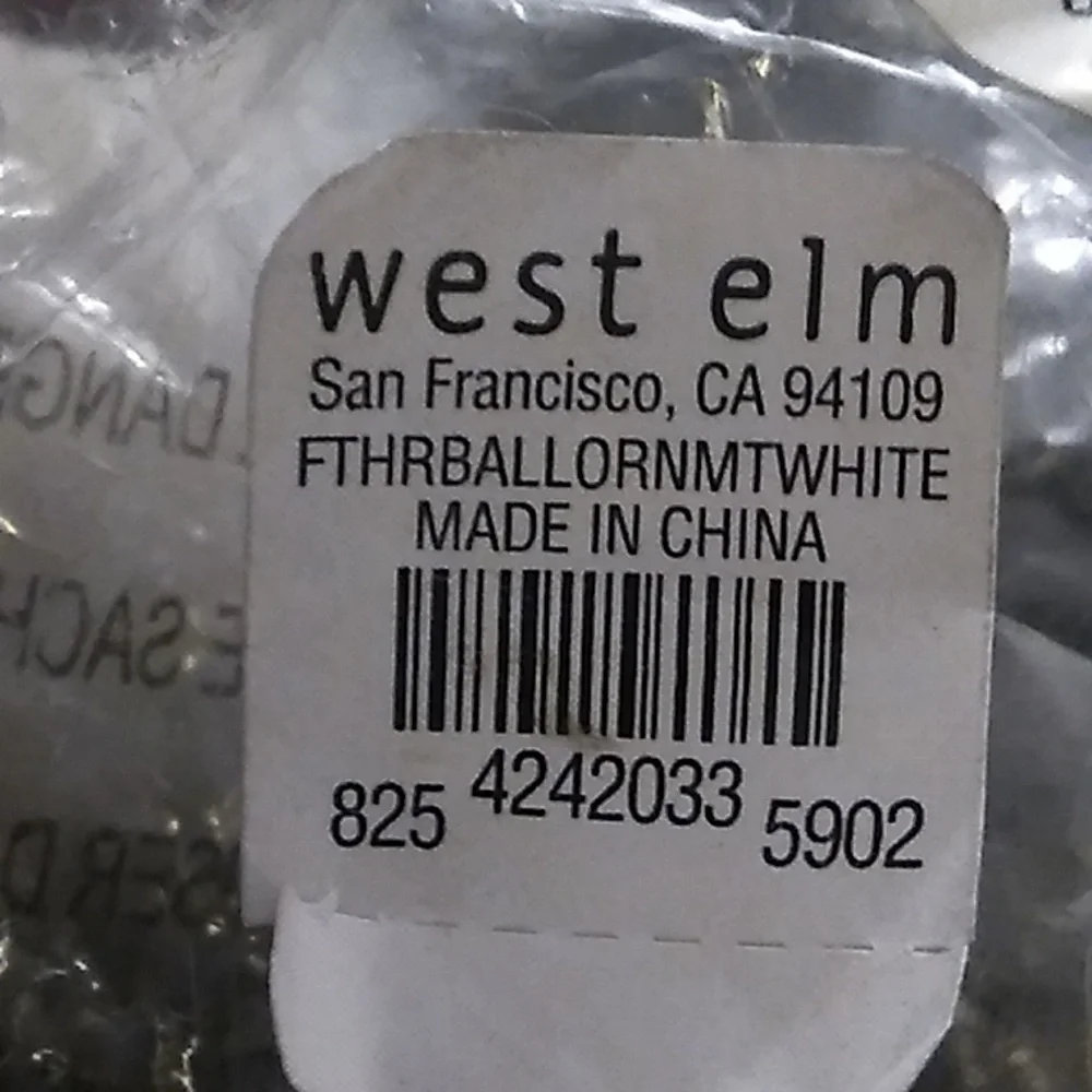 West Elm Christmas Ornaments